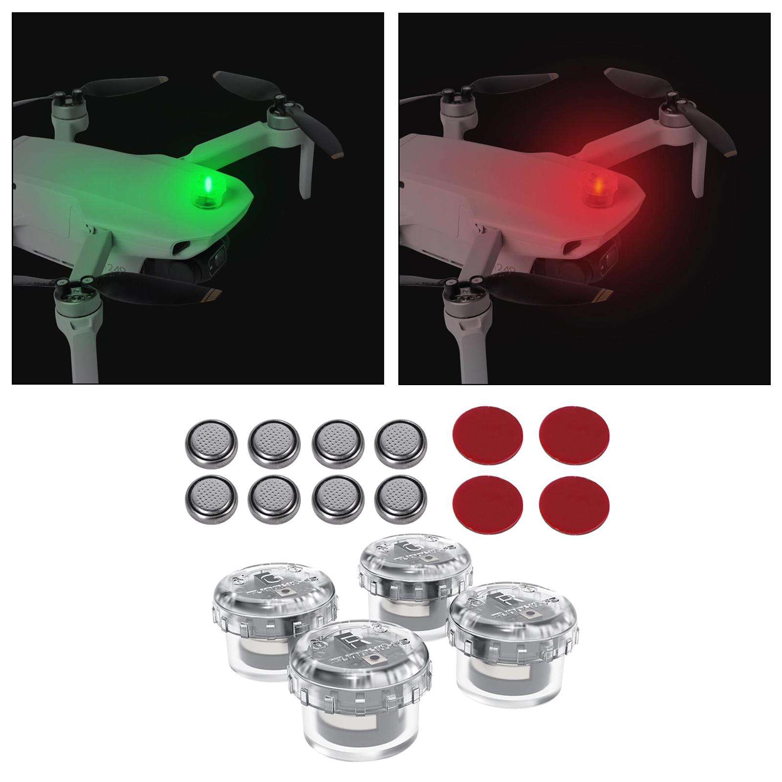 Drone Battery Alarm - 4x LED Nachtflug Licht Signal Nacht