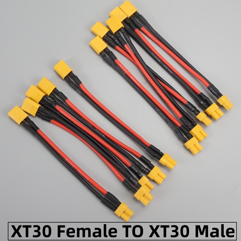 Drone Battery Plate - XT30 Stecker auf Buchse Stromkabel 16AWG
