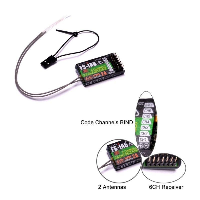 Flysky FS-IA6 Empfänger 6CH Du – Drone Battery Plate Bewertung und Preis